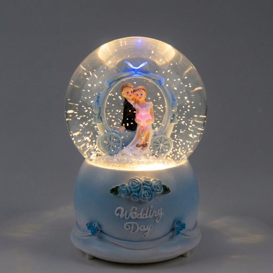 Wedding Love – Snow Globe — éclairage allumé — LED preview