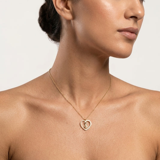 Collier Dualité d'Amour – Coffret Rose Blanche