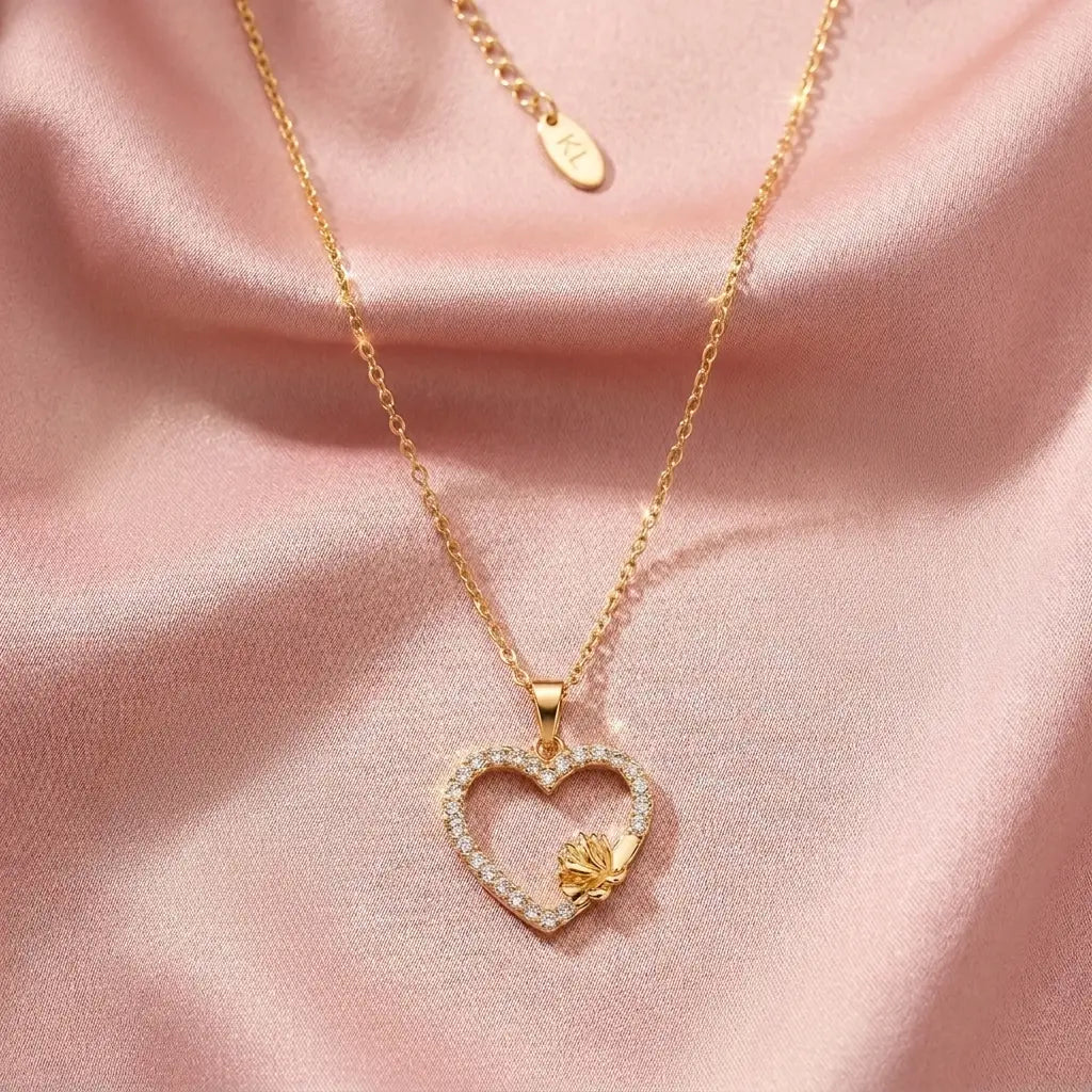 Golden Heart - Collier