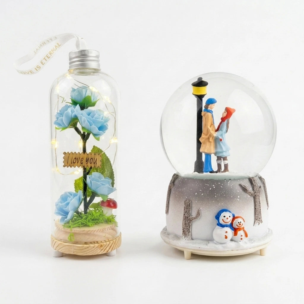 Pack Éternité Romantique – Rose & Souvenir Musical