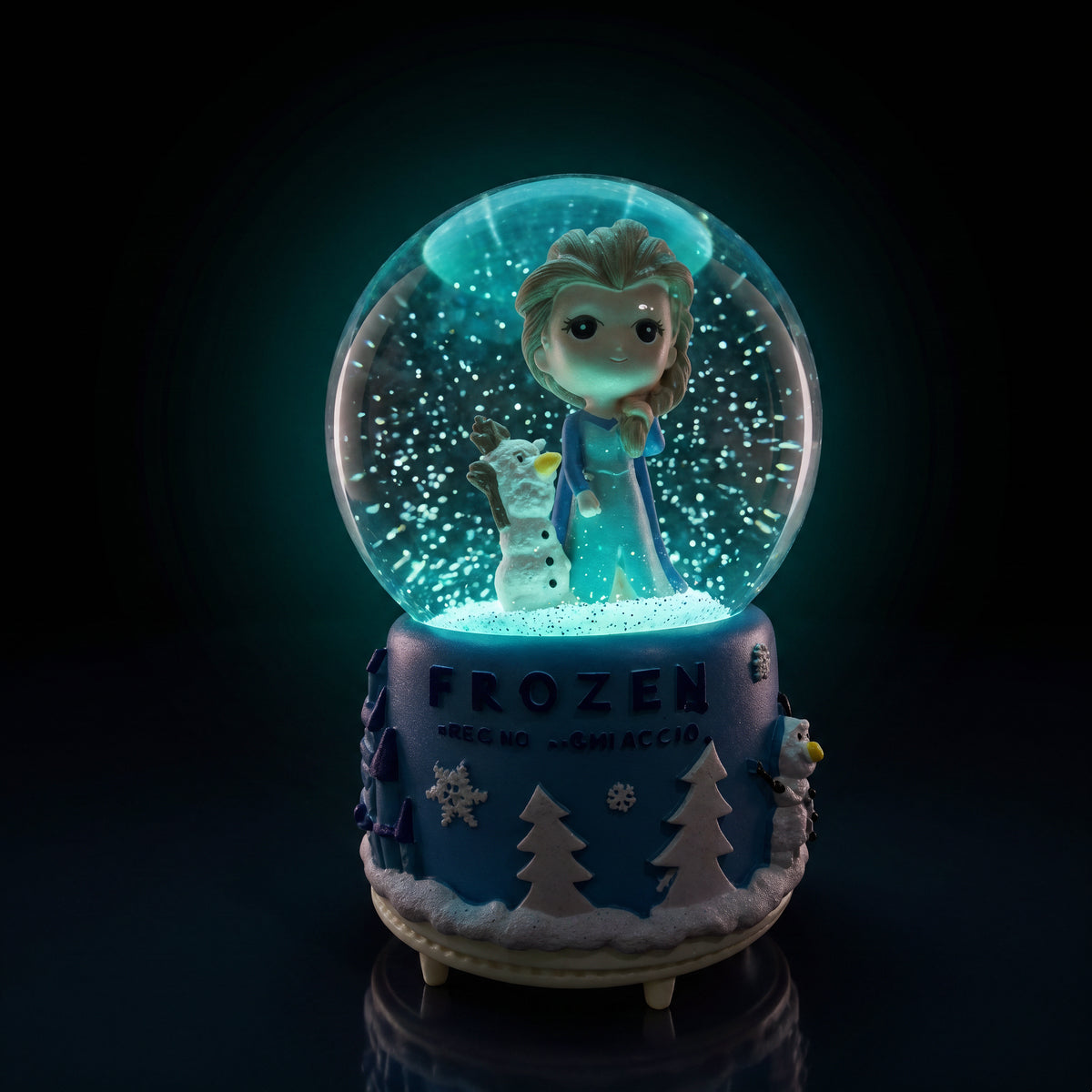 Elsa & Olaf – Snow Globe — éclairage allumé — LED preview