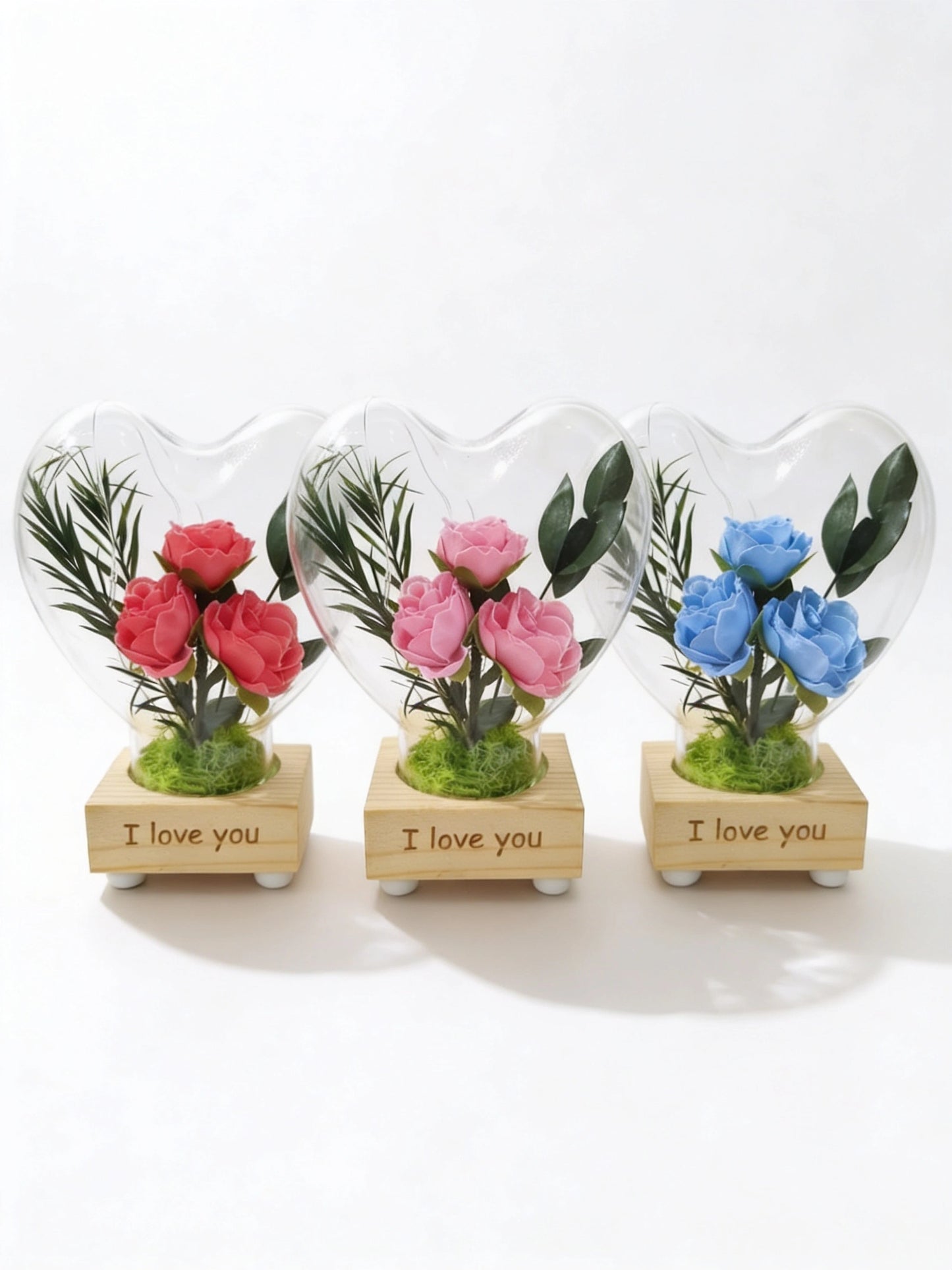Rose Coeur — Rose Éternelle Lumineuse