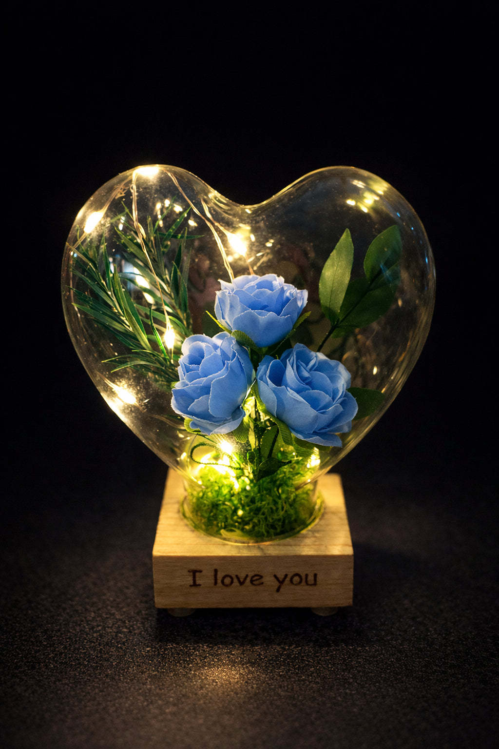 Rose Coeur — Rose Éternelle Lumineuse
