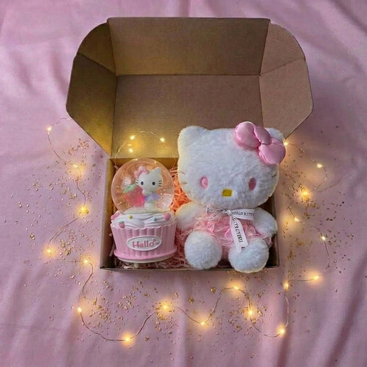 Pack Hello Kitty Lovely Fraise présenté dans un coffret cadeau