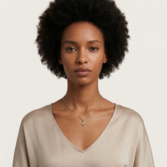 Collier Infinity Angel – Coffret Rose Blanche