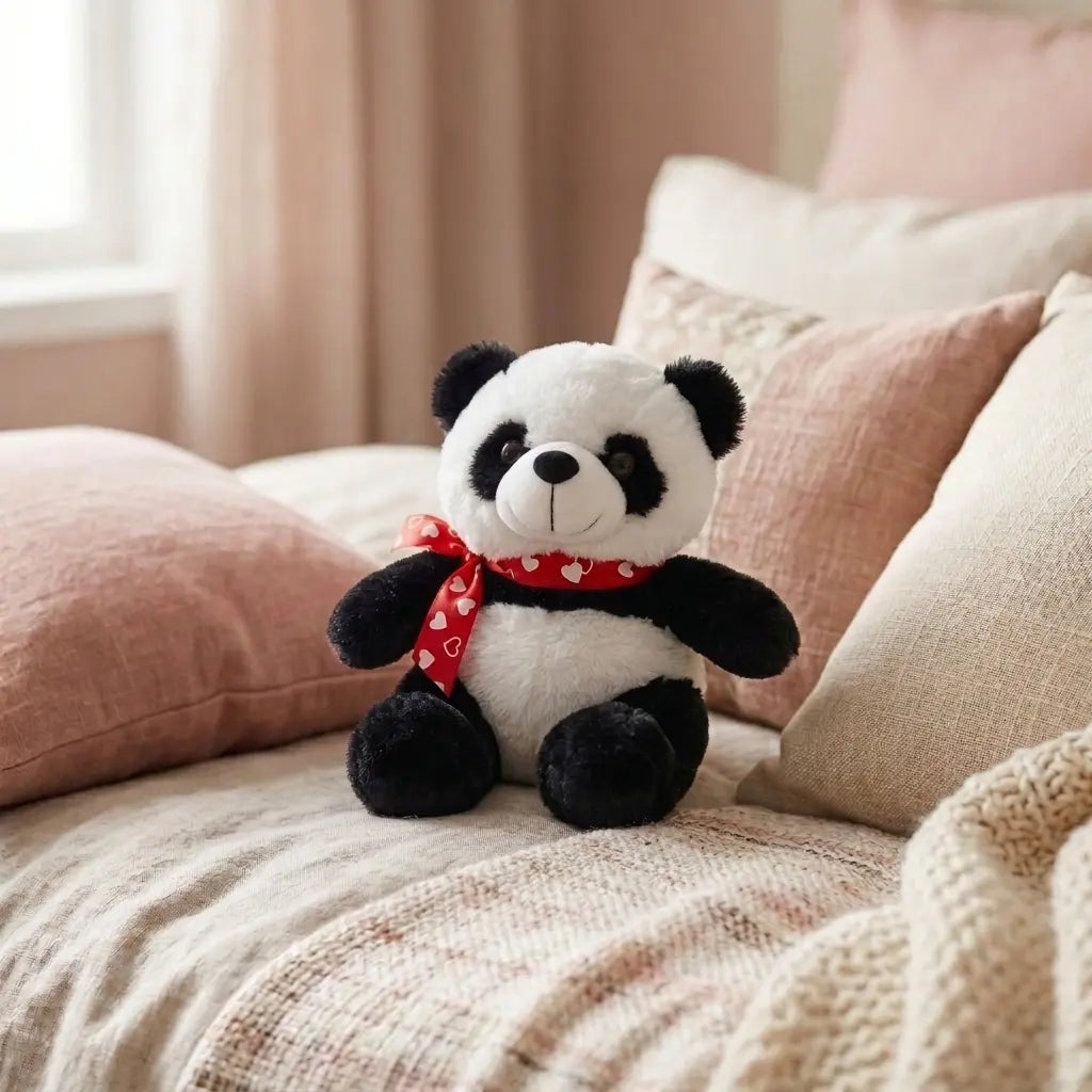 Panda Douceur – Peluche Tendre & Romantique